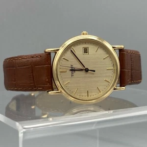 Tissot Carson 18K Yellow Gold Watch T71342921 - Picture 1 of 8