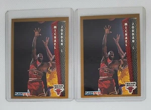 Michael Jordan (2) 1992-93 Fleer #32 NBA HOF GOAT Chicago Bulls ENVÍO GRATUITO - Imagen 1 de 4