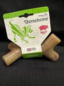 PEQUEÑO Tocino Stick Benebone Duradero Perro Sabor Juguete Masticador Agresivo EE. UU. - Imagen 1 de 2