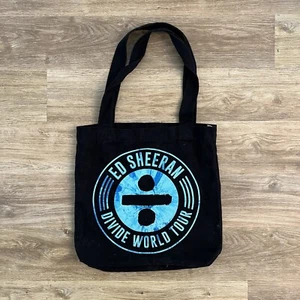 Ed Sheeran Divide World Tour Black Tote Bag - Picture 1 of 2