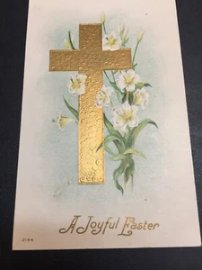 1910’s A JOYFUL EASTER. Vintage Postcard - Picture 1 of 4
