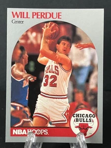ERROR Card Misprint Will Perdue Front Moses Malone Hawks HOF Back RARE - Picture 1 of 2