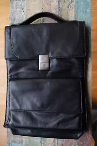 Herrentasche *Dokumententasche Leder schwarz mit Tragegriff Made in Germany - Bild 1 von 5