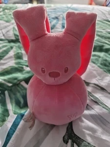 Peluche doudou NATTOU lapin musical rose mélodie "La-Le-Lu" Lapidou - Imagen 1 de 3