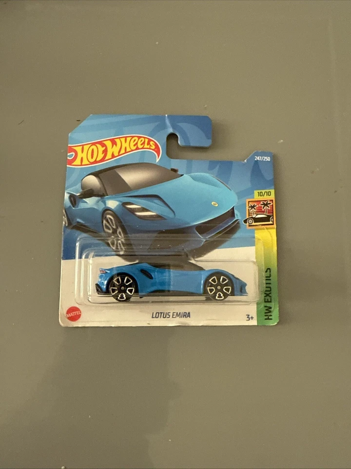 Hot Wheels Lotus Emira  10/10 from the 2022 HW Exotics Series Short Card - Image 1 of 1