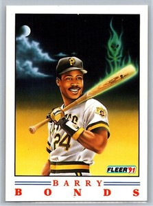 1991 Fleer Pro-Visions Factory #1 Barry Bonds Pittsburgh Pirates ⚾️⚾️⚾️