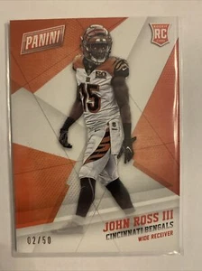 John Ross IIi RC/50 SP 2017 Panini Black Friday Stock spesso Bengals - Foto 1 di 2