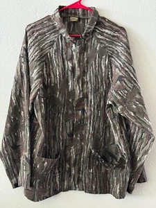 Vintage Spartan Real Tree Camo Long Sleeve Zipper Down Size L - Picture 1 of 12