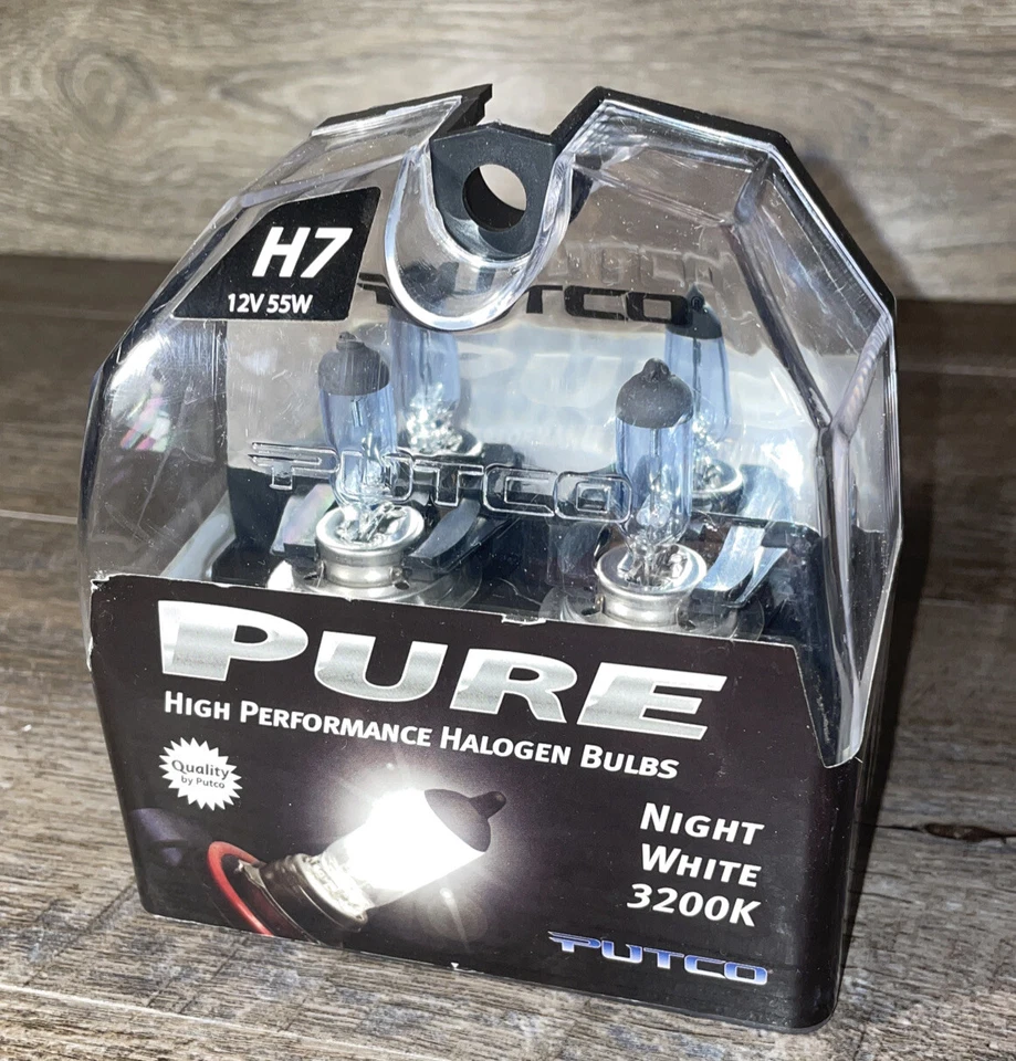 230007NW Putco bombillas halógenas para faros H7 - blanco noche Foto 1 de 4