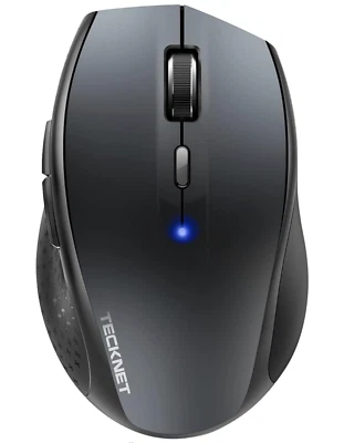 New in unopened box Tecknet Bluetooth Mouse EWM01308 Dark Gray List price $19.99 - Image 1 of 4