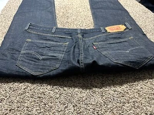 NWT LEVI'S 501 STRAIGHT BUTTON FLY DESIGNER MEN'S JEANS SIZE 40X30 - Picture 1 of 4