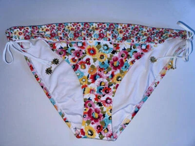 Bleu Rod Beattie Floral Side-Tie Bikini Bottoms Size 14 NWOT - Image 1 of 2