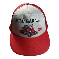 VINTAGE 1980's TORO ZULU Garage Red/White Foam Mesh Adult Snapback Hat