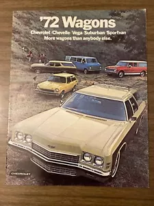 1972 Chevrolet Impala Caprice Chevelle Vega Suburban Wagon Dealer Handout - Picture 1 of 3