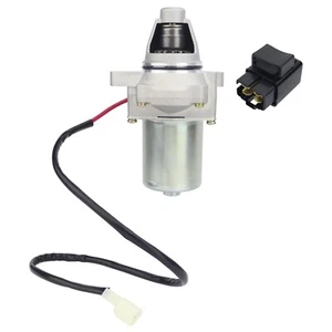 18332 Starter Motor & Relay for Suzuki ATV LT80 Quadsport 1987-2006 31100-40B01 - Picture 1 of 4