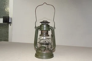 c.1940 FEUERHAND 75 ATOM WW2 Marschlaterne JENAer Glas Germany kerosene lamp WK2 - Afbeelding 1 van 17