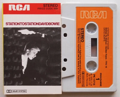 DAVID BOWIE - STATION TO STATION (RCA PK11715) 1976 UK CASSETTE PAPER LABEL VG+ - Image 1 of 4