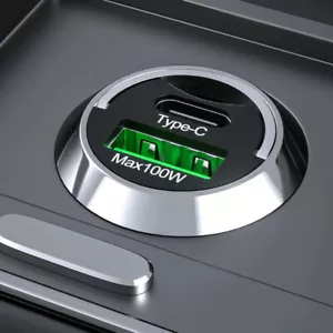 Auto USB PD Laden Ladegerät Typ C QC3.0 Ladegerät 100W Adapter - Bild 1 von 10