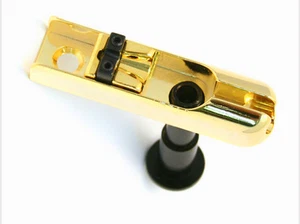 Brand new hipshot triple lock bass bridge individual string system gold bajo - Imagen 1 de 1
