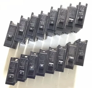 Lot of (16) Challenger Type C115 1 POLE 15 AMP 120 / 240 V CIRCUIT BREAKER - Picture 1 of 3