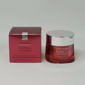 Estee Lauder Nutritious Super-Pomegranate Radiant Energy Night Creme Mask 1.7oz - Picture 1 of 7