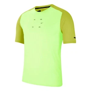 Nike Tech Pack Knit Running Herren Kurzarmshirt Reflective SMALL Gelb - Bild 1 von 12