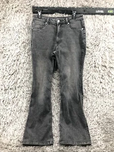 Pantalones de mezclilla H&M acampanados con fondo de campana talla 12 para mujer lavado oscuro carbón - Imagen 1 de 11