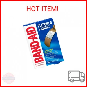 Band-Aid Brand Flexible Fabric Adhesive Bandages, Comfortable Flexible Protectio - Picture 1 of 2