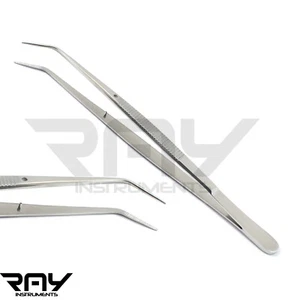 Pinza dental London College algodón quirúrgico y pinzas de aderezo punta dentada - Imagen 1 de 3