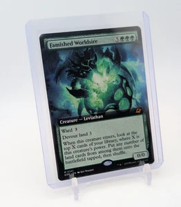 MTG - Famished Worldsire - Extended Art Mythic #341 - Edge of Eternities NM - Picture 1 of 2