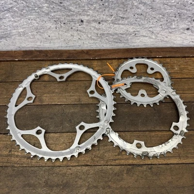 Shimano 105 FC-5503 Triple Chainrings Set 130/74 BCD 5-Bolt Road Bike Lot 3 VTG - Image 1 of 4