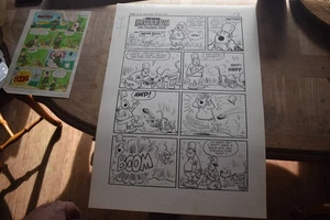 Sad Sack/Muttsy-OriginalComicArt W/Color Guide-Feb SS. ALP#113 Page 9-MineDog - Picture 1 of 9