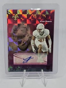 2024 Panini Prestige #367 Jaylan Ford Xtra Points PINK /25 AUTO Bad Corner Read - Bild 1 von 4