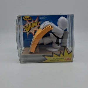 Post It Note Dispenser 3M Karate WHAM! Weighted Pen Holder New Desk Swag READ! - Picture 1 of 17