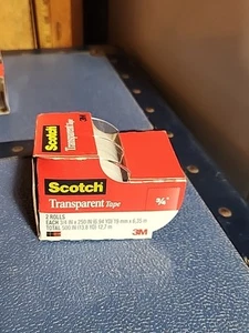 Scotch 3/4" x 250" transparentes Klebeband - 2 Rollen (2157SS) - Bild 1 von 6