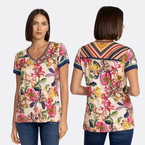 JOHNNY WAS The Janie Favorite Short Sleeve V-Neck Tee Black Size S Sold Out Onli - Picture 1 of 5