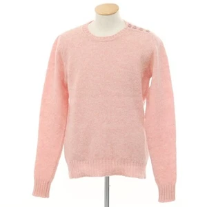 Balmain Pink Wool Crew Neck Sweater Men’s M Used Knit AW No Returns - Picture 1 of 4