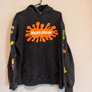 90's Kids! Nickelodeon Hoodie with the splat - Adult Large - Picture 1 of 7