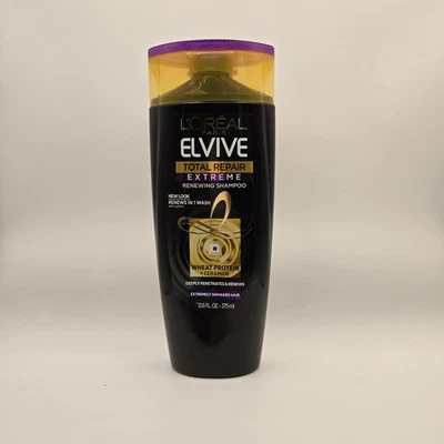 L'Oreal Paris Elvive Total Repair Extreme Renewing Shampoo 12.6 fl oz NEW - Image 1 of 4