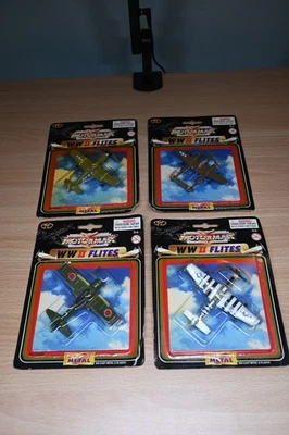 Aviones diecast Motor Max Segunda Guerra Mundial Flites - Lote de 4 Foto 1 de 4