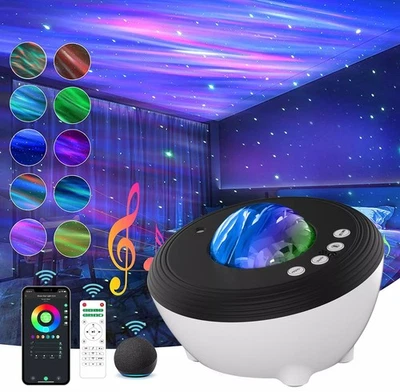 Smart LED Alexa Projektor Nebula RGB Sternenhimmel Sprachsteuerung Nachtlicht DE - Bild 1 von 4