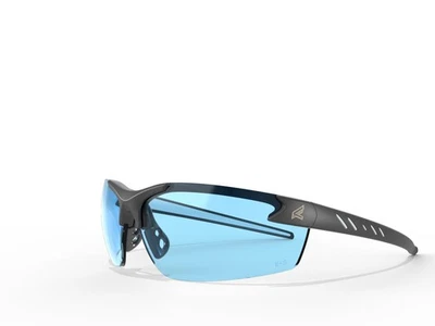 Gafas de seguridad azul claro Ansi Z87 diseño envolvente resistente a roturas Foto 1 de 4