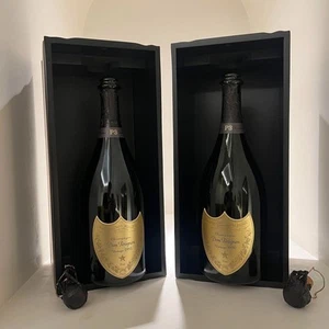 Dom Pérignon P3 1993 & 1990 Champagne Empty Bottle and Box Case Dom Perignon - Picture 1 of 8