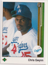 1989 Upper Deck #607 Chris Gwynn Los Angeles Dodgers