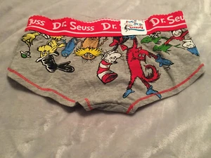 Dr Seuss Cat In The Hat Girlie Short Panty NWT Sz S Underwear Free S & H - Picture 1 of 2