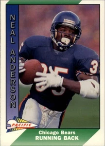 1991 Pacific Neal Anderson Chicago Bears Card # 38 MINT condition - Picture 1 of 2