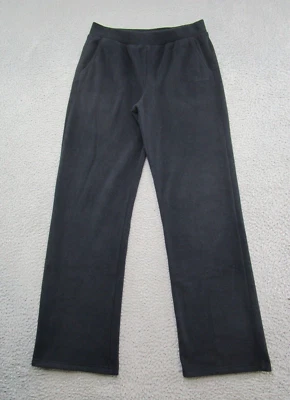 Cabelas Base Layer Lounge Sweatpants Pants Women's Black Fleece Pull On Size M - Image 1 of 4