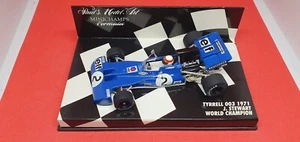 1/43 Tyrrell Ford 003 (1971) - #2 J. Stewart - MINICHAMPS - Foto 1 di 2