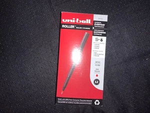 Uni-Ball Roller Pen Fine 0.5mm Red Rouge 12pack - Picture 1 of 1