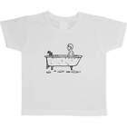 'Man In Bath' Children's / Kid's Cotton T-Shirts (Ts022972)